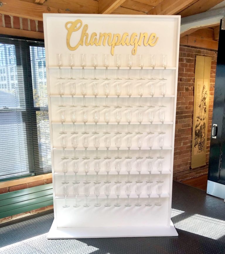 Champagne Wall – KelSweet Event Rentals LLC