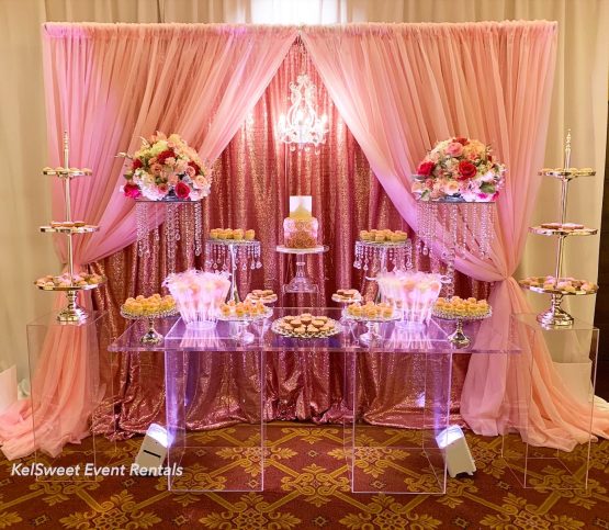 Elegant Sweet 16 Dessert Table