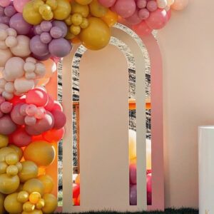 Flat Multi Arch wall with center arch 7x4
