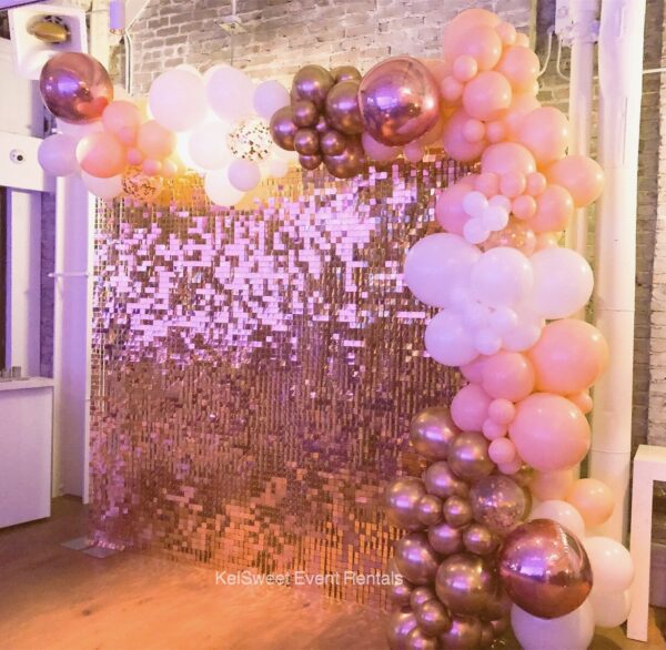 Pink Shimmer Wall 8x8 - Image 4