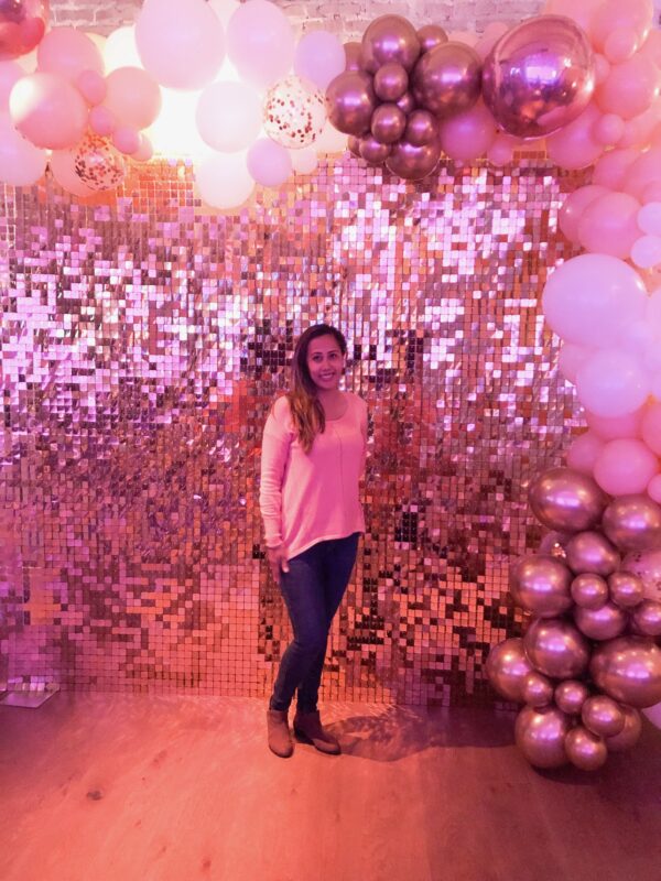 Pink Shimmer Wall 8x8 - Image 5