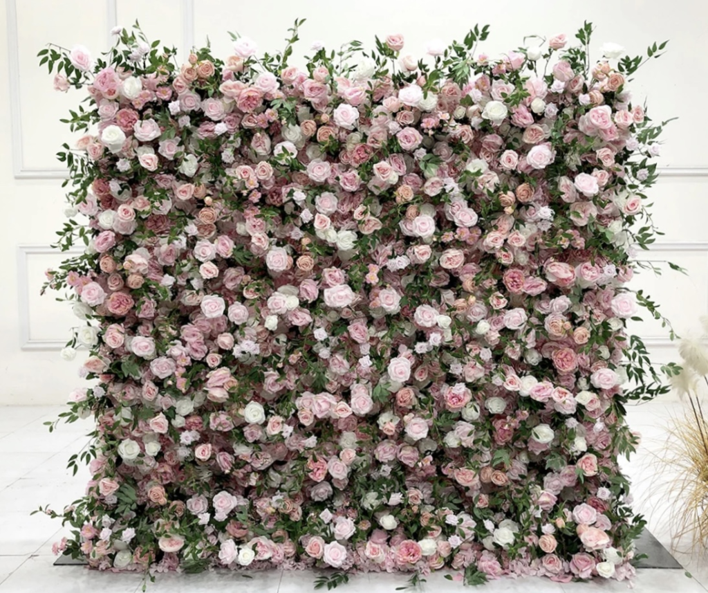 Flower and Grass Wall