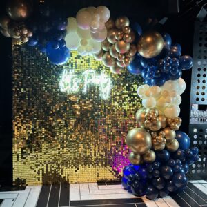 Gold Shimmer Wall 8x8