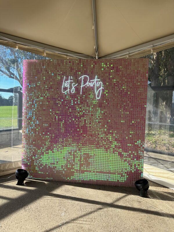 Pink Shimmer Wall 8x8 - Image 2