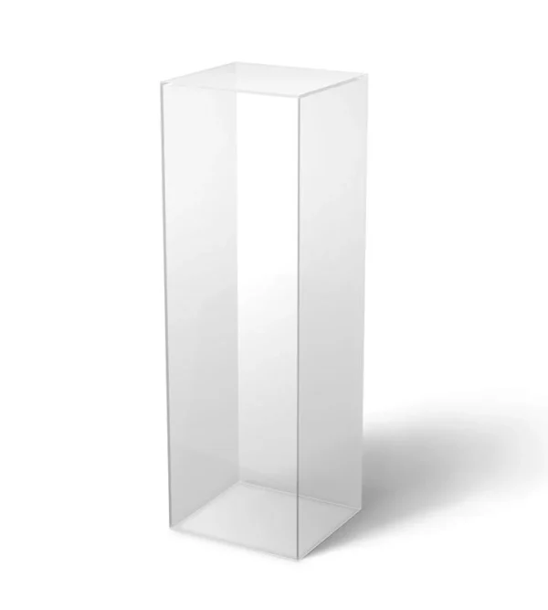 Clear Acrylic Square Column Plinth